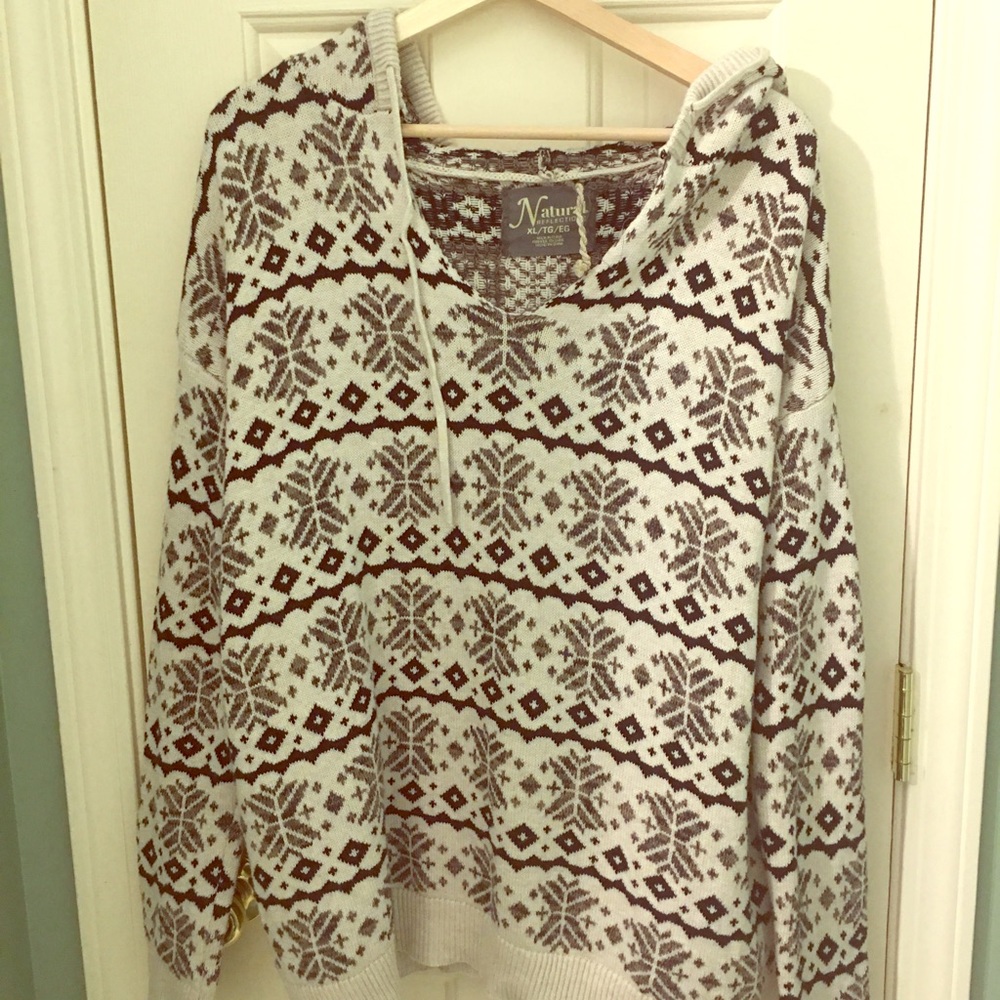 Natural Reflections Fair Isle hoodie